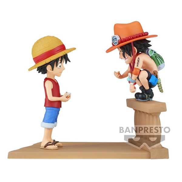 BANPRESTO ONE PIECE WCF LOG STORIES LUFFY ACE