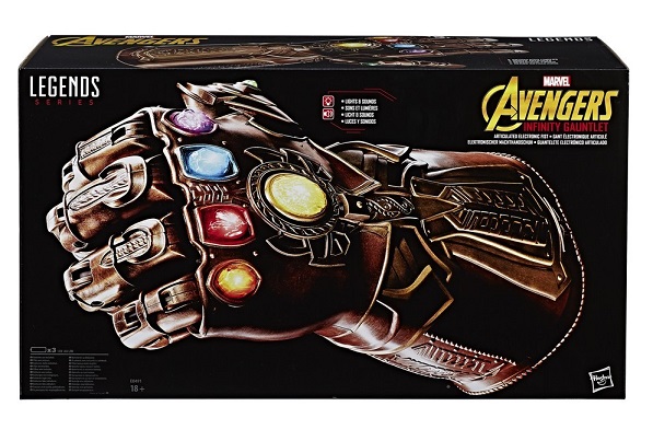 GUANTELETE ELECTRONICO THANOS - MARVEL (CAJA DAÑADA)