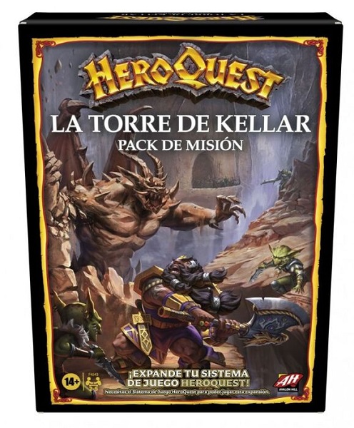 HEROQUEST LA TORRE DE KELLAR PACK DE MISIÓN