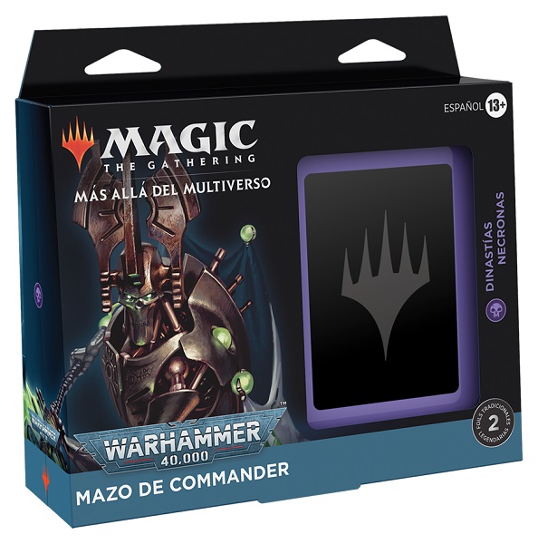 UNIVERSE BEYOND WARHAMMER 40000 COMMANDER EDICION ESPECIAL DINASTIAS NECRONAS