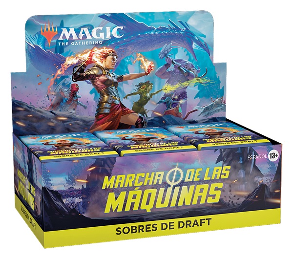 LA MARCHA DE LAS MAQUINAS CAJA DE SOBRE DRAFT