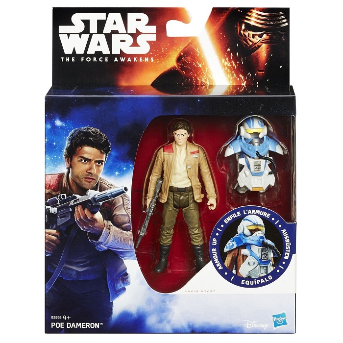 FIGURA POE DAMERON STAR WARS THE FORCE AWAKENS 9 CM