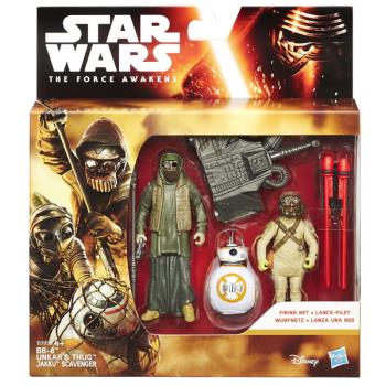 FIGURAS DUO BB-8 & JAKKUS SCAVENGER & UNKARS THUG STAR WARS FORCE AWAKENS