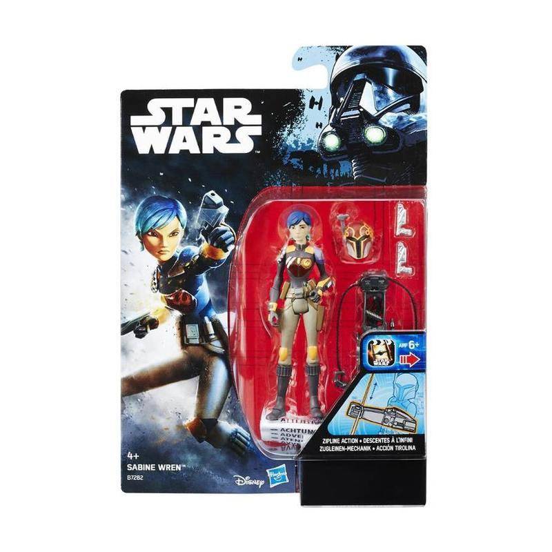 SABINE WREN STAR WARS FIGURA 9 CM