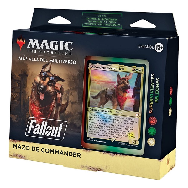 MAGIC UNIVERSES BEYOND FALLOUT BARAJA COMMANDER SUPERVIVIENTES PELEONES