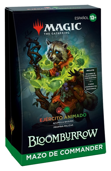 BLOOMBURROW EJERCITO ANIMADO BARAJA COMMANDER