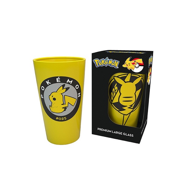 VASO CRISTAL 400ML POKEMON PIKACHU