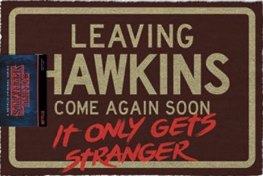 FELPUDO LEAVING HAWKINGS - STRANGER THINGS