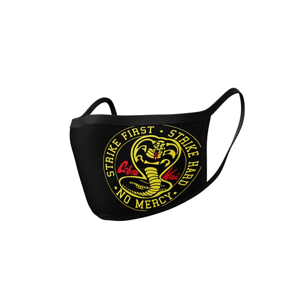 MASCARILLA TEXTIL PREMIUM COBRA KAI LOGO PACK 2 UNIDADES