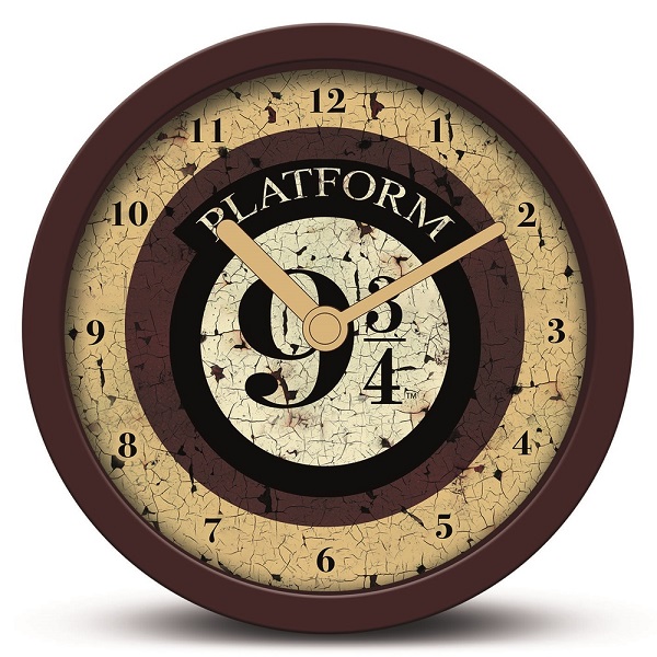 RELOJ DESPERTADOR HARRY POTTER PLATAFORMA 9 3/4