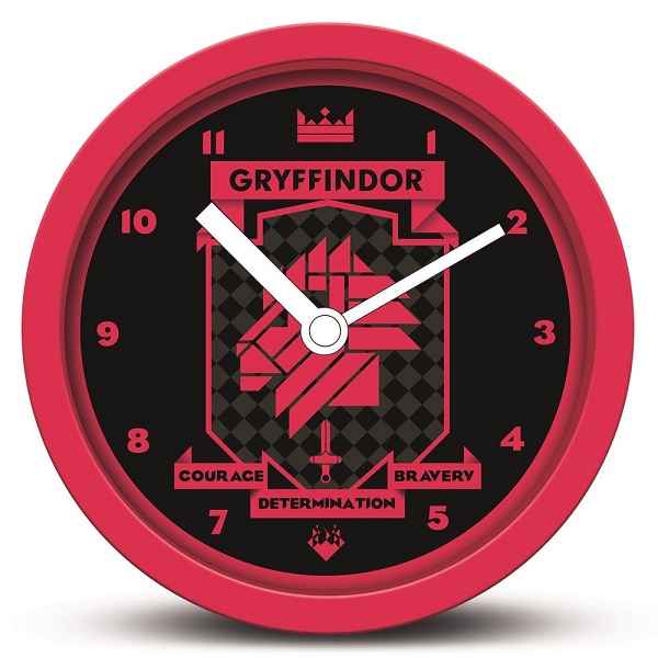 RELOJ DESPERTADOR HARRY POTTER GRIFFINDOR EMBLEMAS