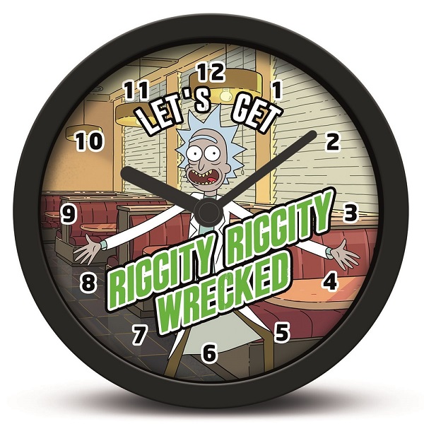 RELOJ DESPERTADOR RICK & MORTY WRECKED