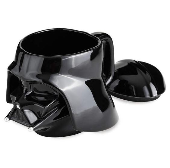 TAZA 3D DARTH VADER CON TAPA