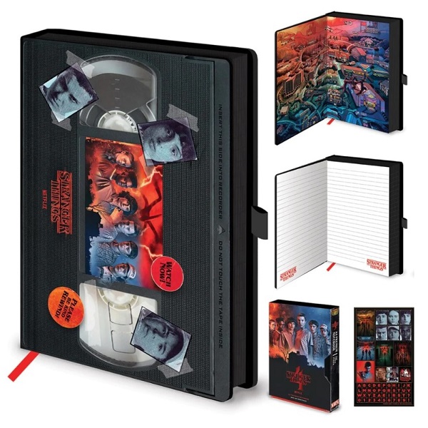 CUADERNO A5 PREMIUM STRANGER THINGS 4 VHS