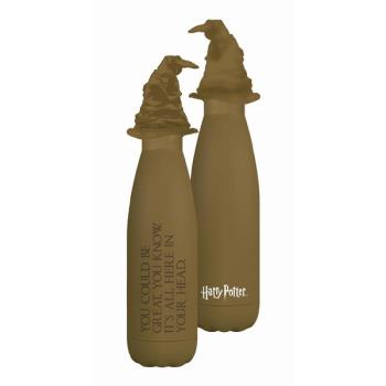 BOTELLA METALICA TAPA 3D HARRY POTTER SOMBRERO SELECCIONADOR