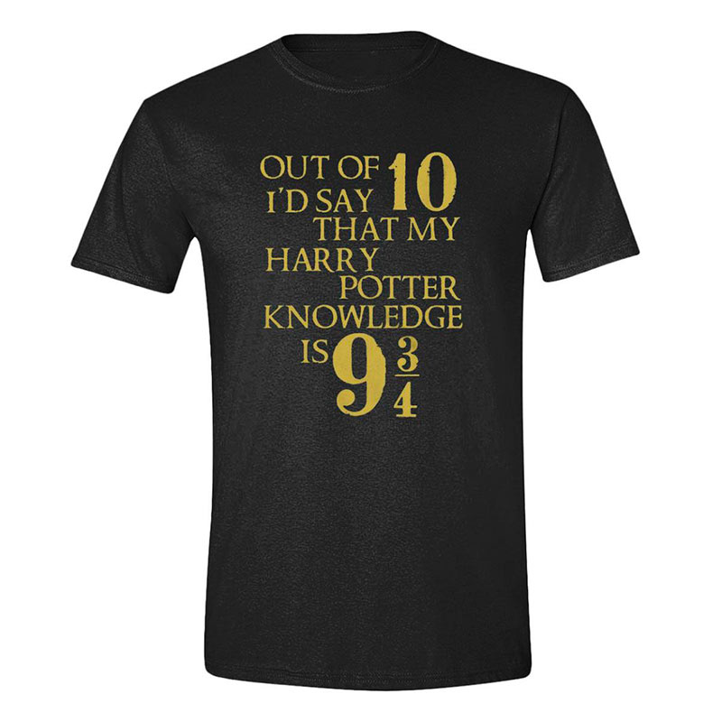 CAMISETA POTTER KNOWLEDGE TALLA L