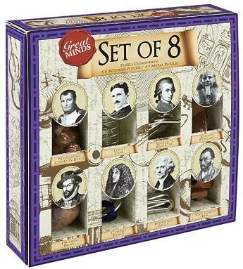 PUZLE GREAT MINDS: SET OF 8