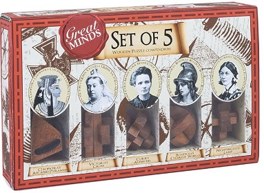 PUZLE GREAT MINDS: SET OF 5 - WOMEN
