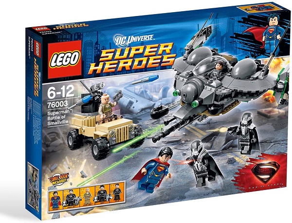 LEGO DC COMICS LA BATALLA DE SMALLVILLE SUPERMAN EL HOMBRE DE ACERO