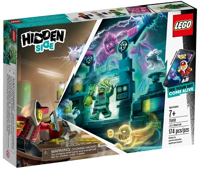 LEGO HIDDEN SIDE LABORATORIO DE FANTASMAS DE J.B