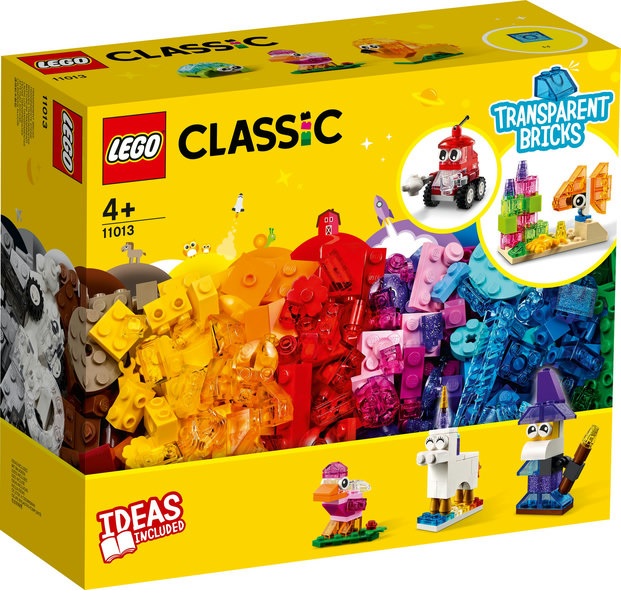 LEGO CLASSIC LADRILLOS CREATIVOS TRANSPARENTES