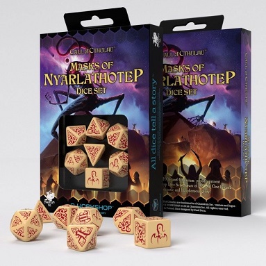 Q-WORKSHOP: CALL OF CTHULHU PACK DADOS MASKS OF NYARLATHOTEP (7)