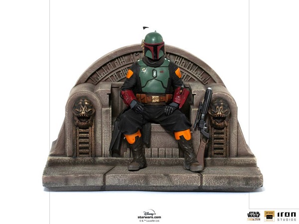 ART SCALE STAR WARS THE MANDALORIAN BOBA FETT EN EL TRONO