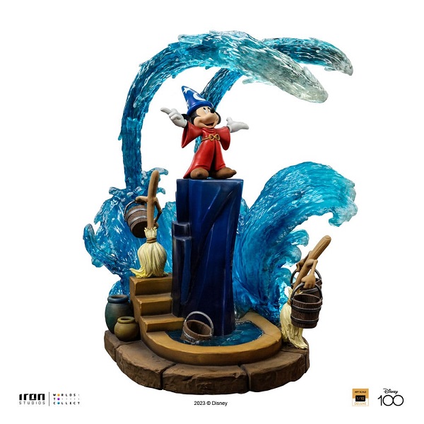 ART SCALE DELUXE 1/10 Disney Estatua Mickey Fantasia Deluxe 51 cm