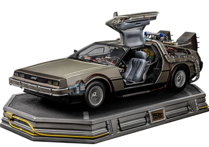 ART SCALE 1/10 REGRESO AL FUTURO ESTATUA  DELOREAN