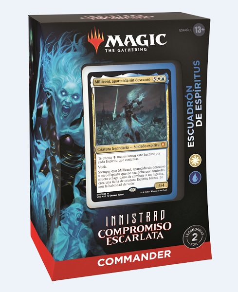 INNISTRAD COMPROMISO ESCARLATA ESCUADRÓN DE ESPÍRITUS MAZO DE COMMANDER