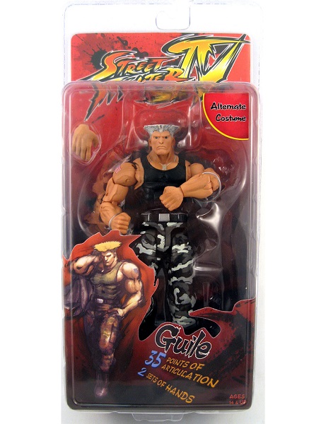 Guile Street Fighter Original Neca 18 Cm Soldado Coronel