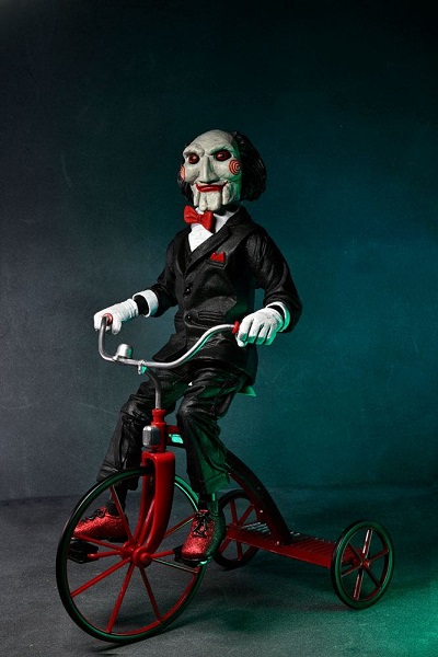 Saw Figura con sonido Billy con Triciclo 30 cm