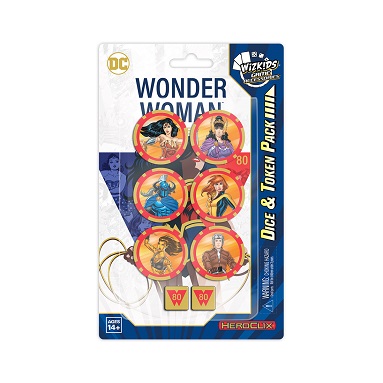 HEROCLIX WONDER WOMAN 80TH ANNIVERSARY DICE AND TOKEN PACK