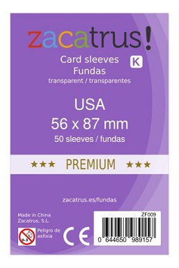 FUNDAS ZACATRUS! USA PREMIUM (55 UNIDADES)