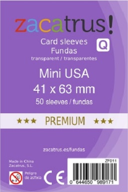 FUNDAS ZACATRUS! MINI USA PREMIUM 41X63 (55)