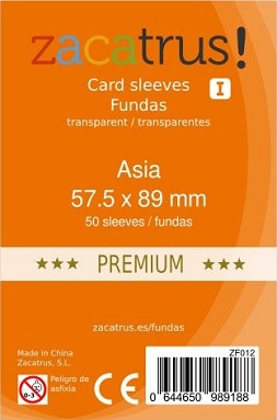 FUNDAS ZACATRUS! ASIA PREMIUM 57,5X89 (55 UNIDADES)