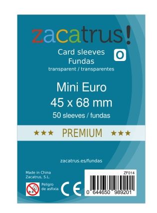 FUNDAS ZACATRUS! MINI EURO PREMIUM 45 X 68 (55 UNIDADES)