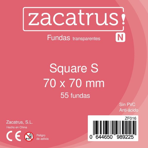 FUNDAS ZACATRUS! SQUARE S 70X70 (55 UNIDADES)