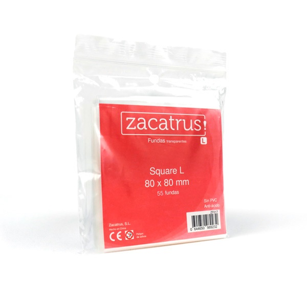 FUNDAS ZACATRUS! SQUARE L 80X80 (55 UNIDADES)
