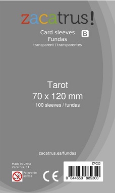 FUNDAS ZACATRUS! TAROT PREMIUM 70X120 (55 UNIDADES)