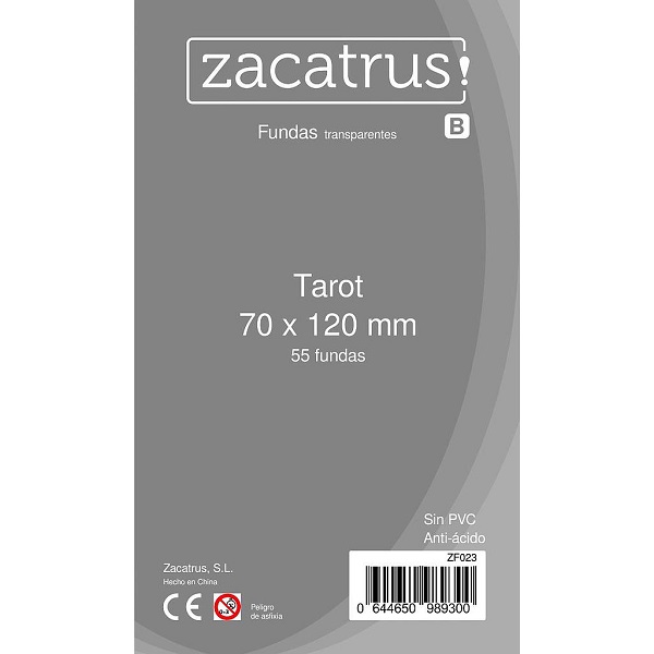FUNDAS ZACATRUS! TAROT 70X120 (55)