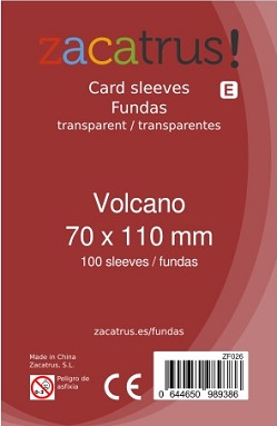 FUNDAS ZACATRUS! VOLCANO 70X110 (100 UNIDADES)