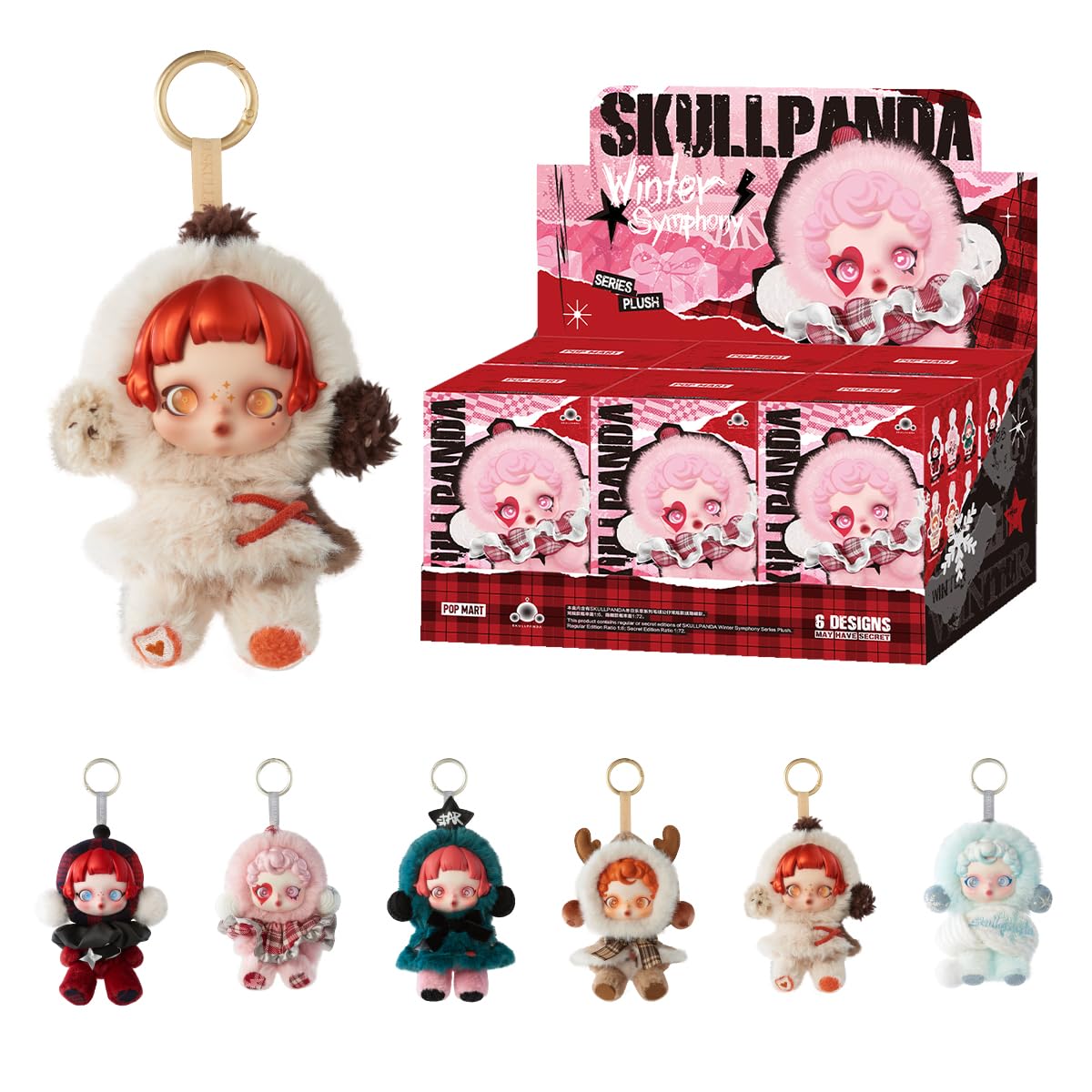 SKULLPANDA YOU FOUND ME PLUSH DOLL PENDANT