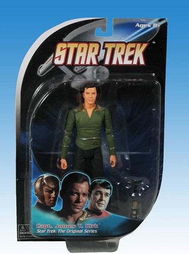 FIGURA STAR TREK - CAPITAN JAMES T.KIRK (CAJA DAÑADA)