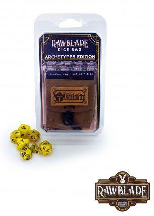 RAWBLADE SET DE DADOS + BOLSA DE CUERO PALADIN