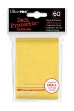 U.PRO FUNDAS AMARILLAS SMALL 62X89  (50)