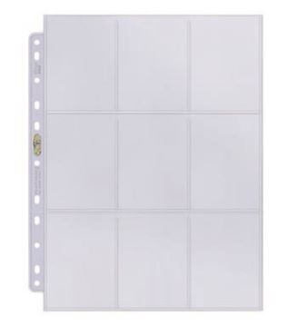 HOJAS 9 BOLSILLOS ULTRA PRO CAJA DE 100