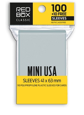 FUNDAS RED BOX MINI USA CLASSIC 60 MICRAS 41X63 (110)