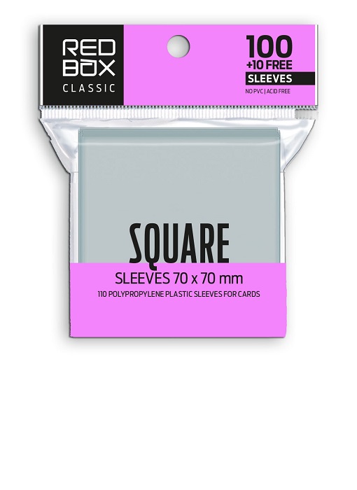 FUNDAS RED BOX SQUARE CLASSIC 60 MICRAS 70X70 (110)