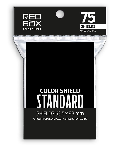 FUNDAS RED BOX COLOR SHIELD NEGRAS STANDARD MATTE 63,5X88 (75)